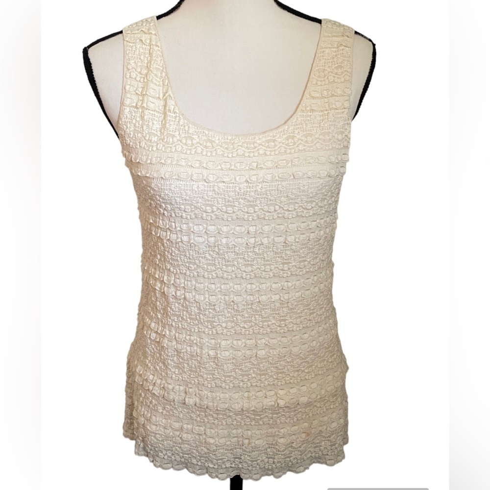 Max Studio top size M cream